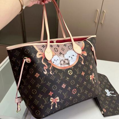 LVグラフィティ子猫ショッピングバッグ【50％割引+送料無料】