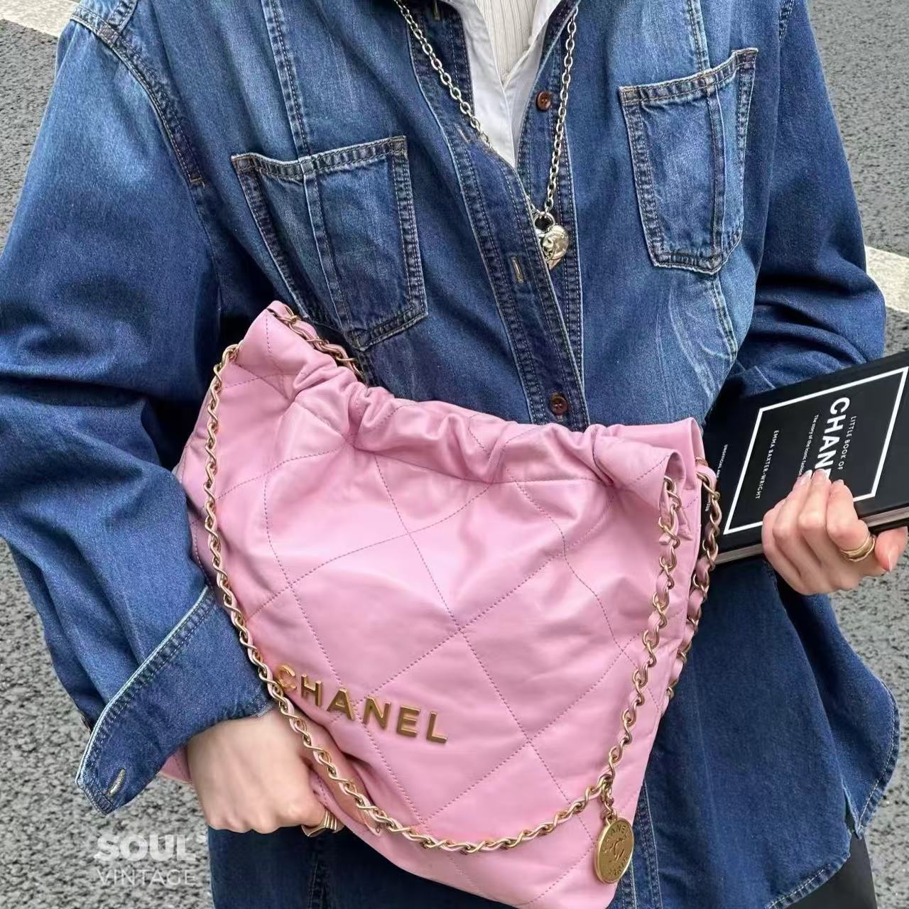 CHANE1 チェーンショッピングバッグ【50％割引+送料無料】