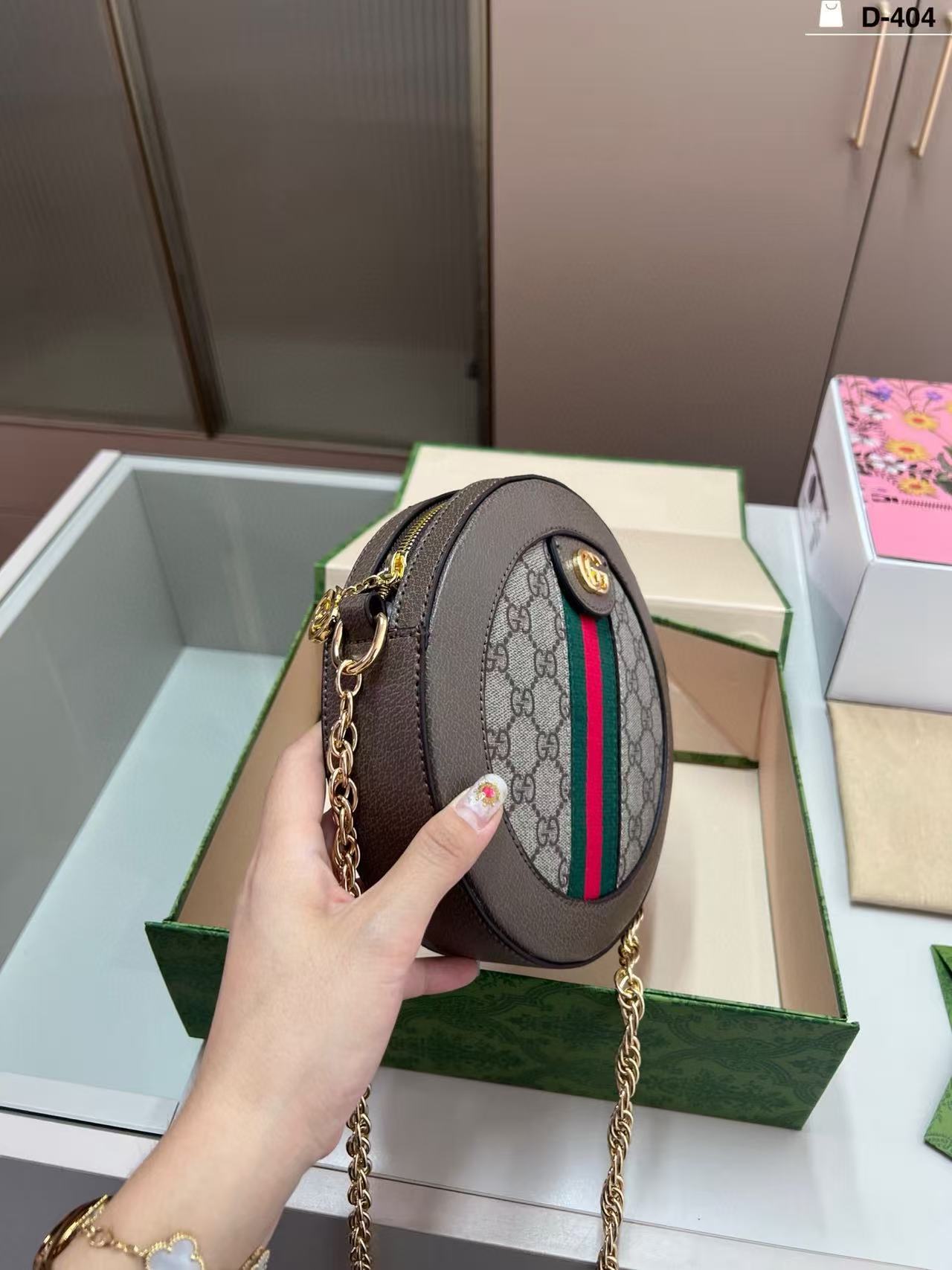 GUCC1 ラウンドチェーンバッグ【50％割引+送料無料】