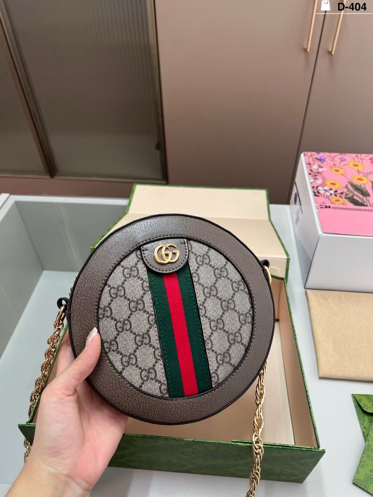 GUCC1 ラウンドチェーンバッグ【50％割引+送料無料】