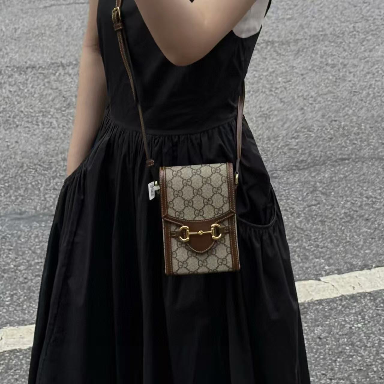 GUCC1 ジャカード モバイルフォンバッグ【50％割引+送料無料】