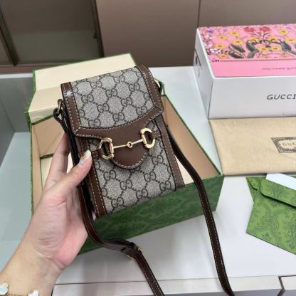 GUCC1 ジャカード モバイルフォンバッグ【50％割引+送料無料】