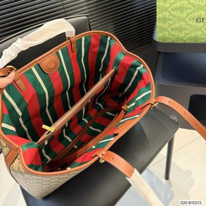 GUCC1 ジャカードハンドバッグ【50％割引+送料無料】