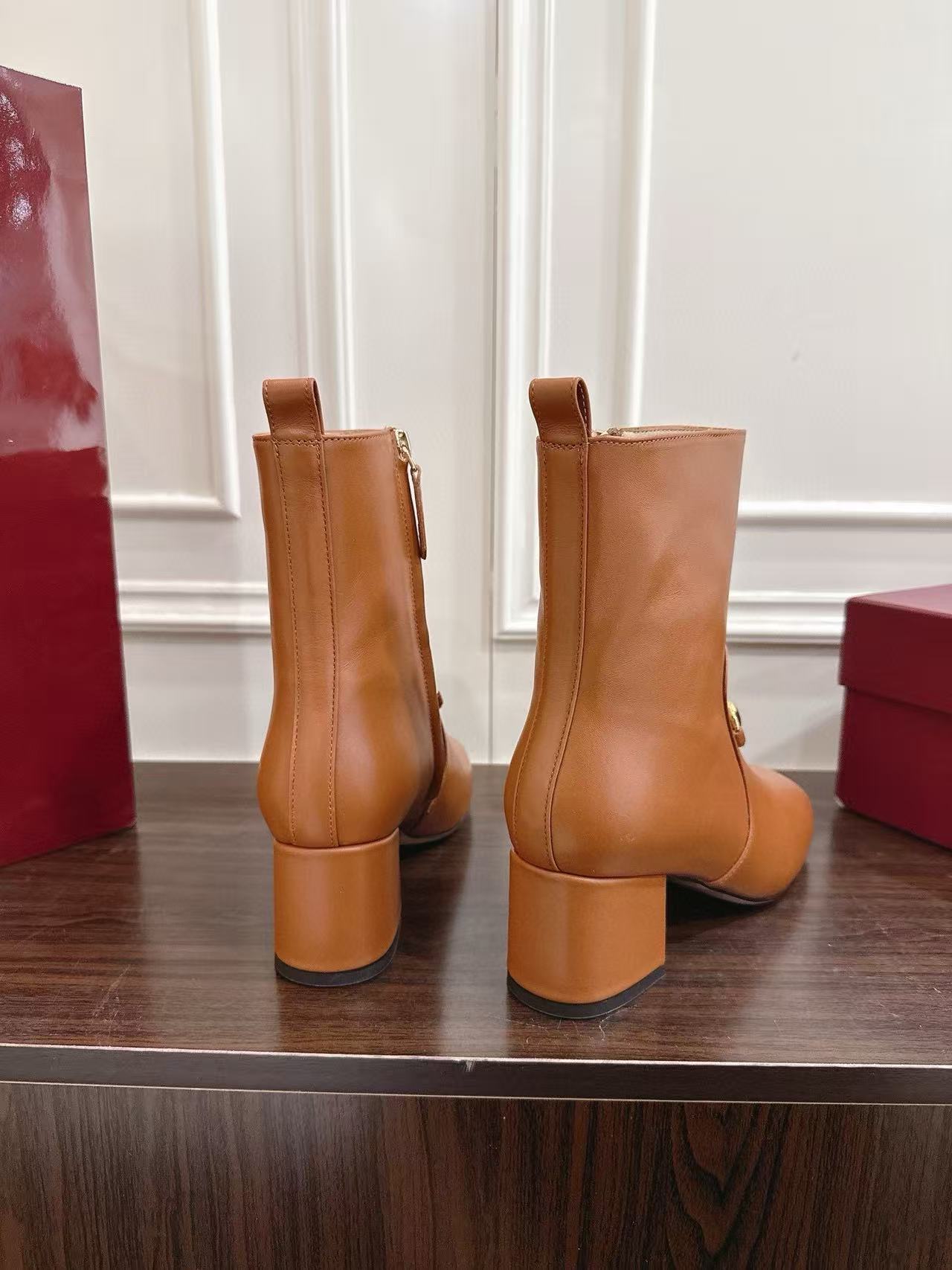 GUCC1 高品質ホースビットチャンキーヒールアンクルブーツ【50％割引+送料無料】