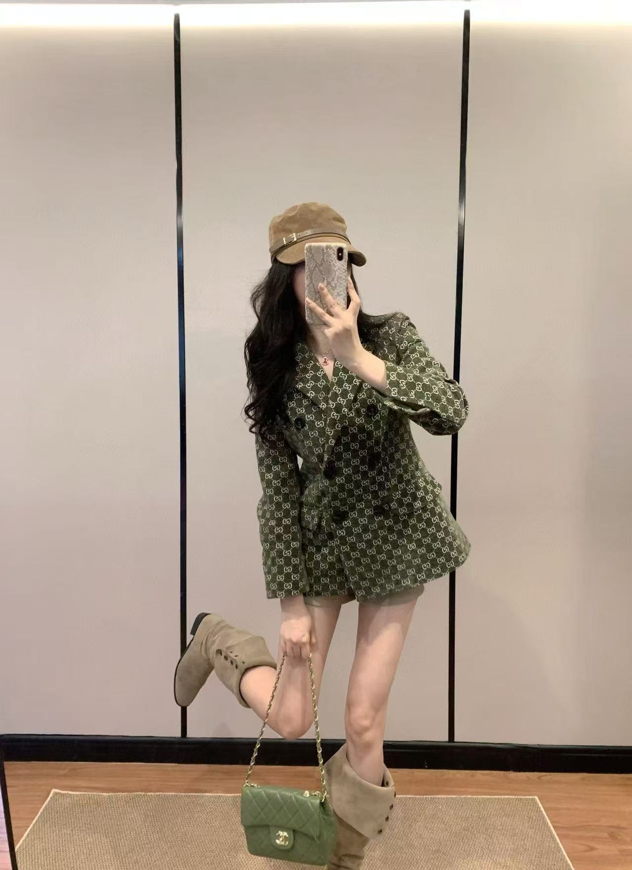 GUCC1 ジャカード スーツジャケット【50％割引+送料無料】