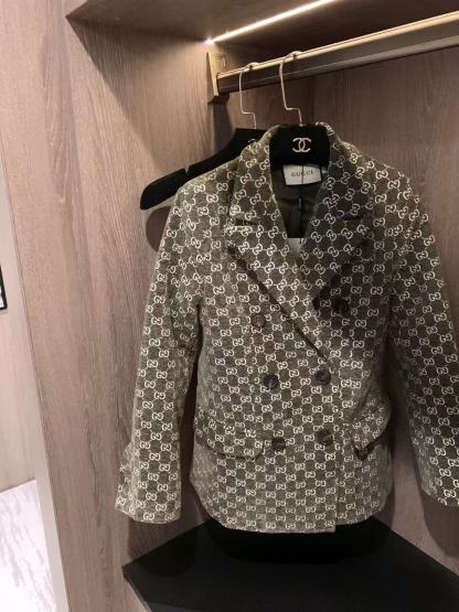 GUCC1 ジャカード スーツジャケット【50％割引+送料無料】