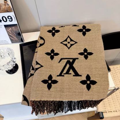 LV 両面ウールスカーフ【50％割引+送料無料】