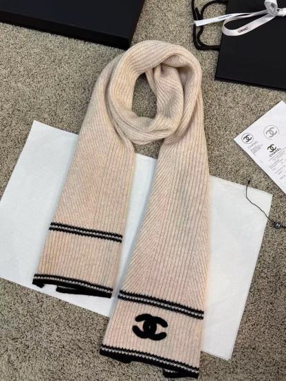 CHANE1 シンプルダブルCウールスカーフ【50％割引+送料無料】