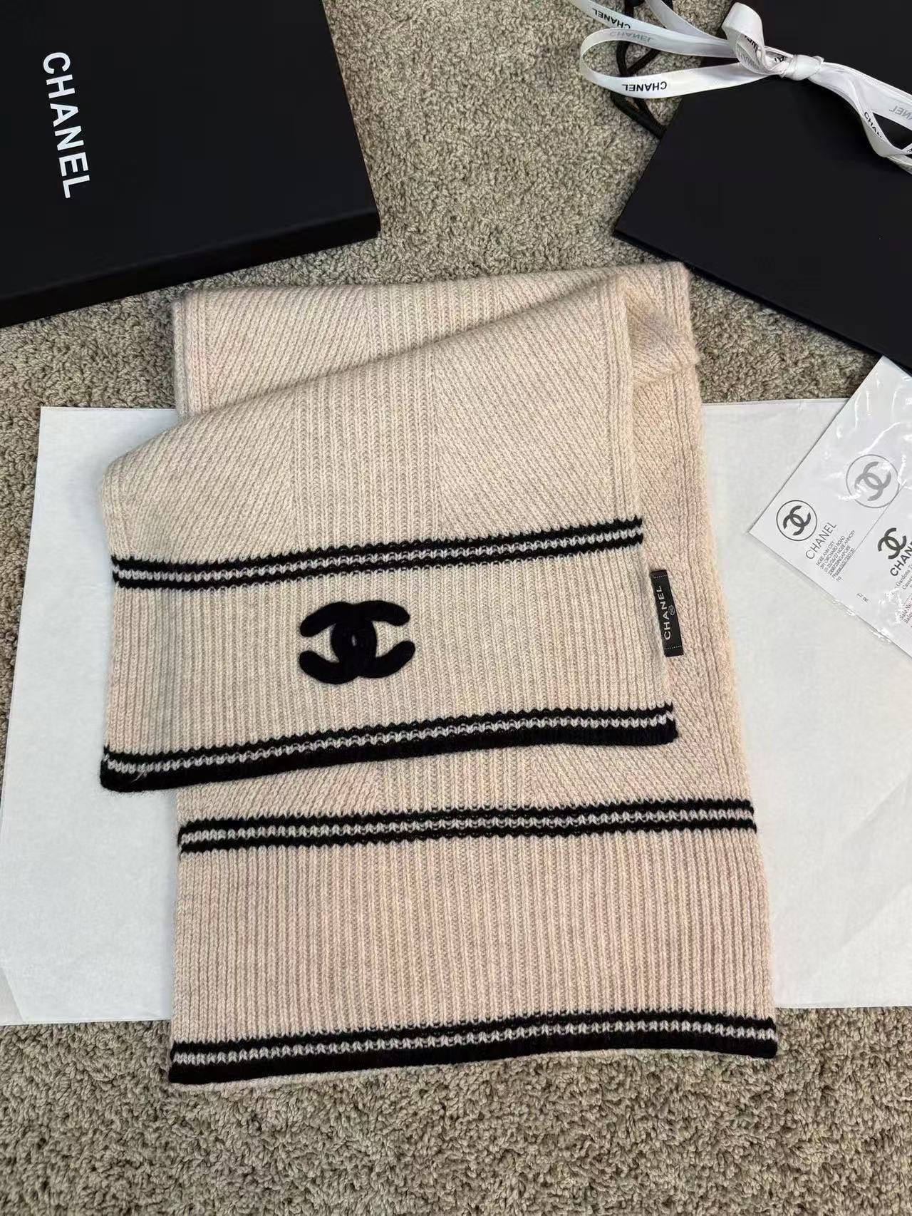 CHANE1 シンプルダブルCウールスカーフ【50％割引+送料無料】