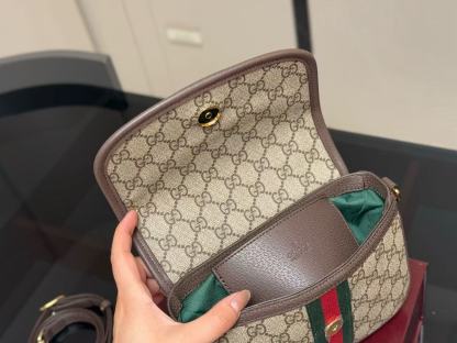 GUCC1 ジャカード ショルダー クロスボディバッグ【50％割引+送料無料】