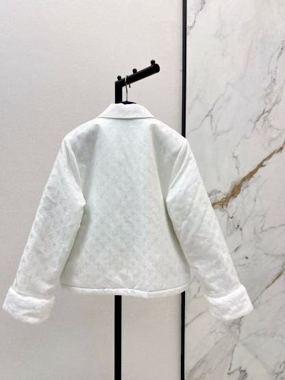 LVプリント ジッパー付きコットンジャケット【50％割引+送料無料】