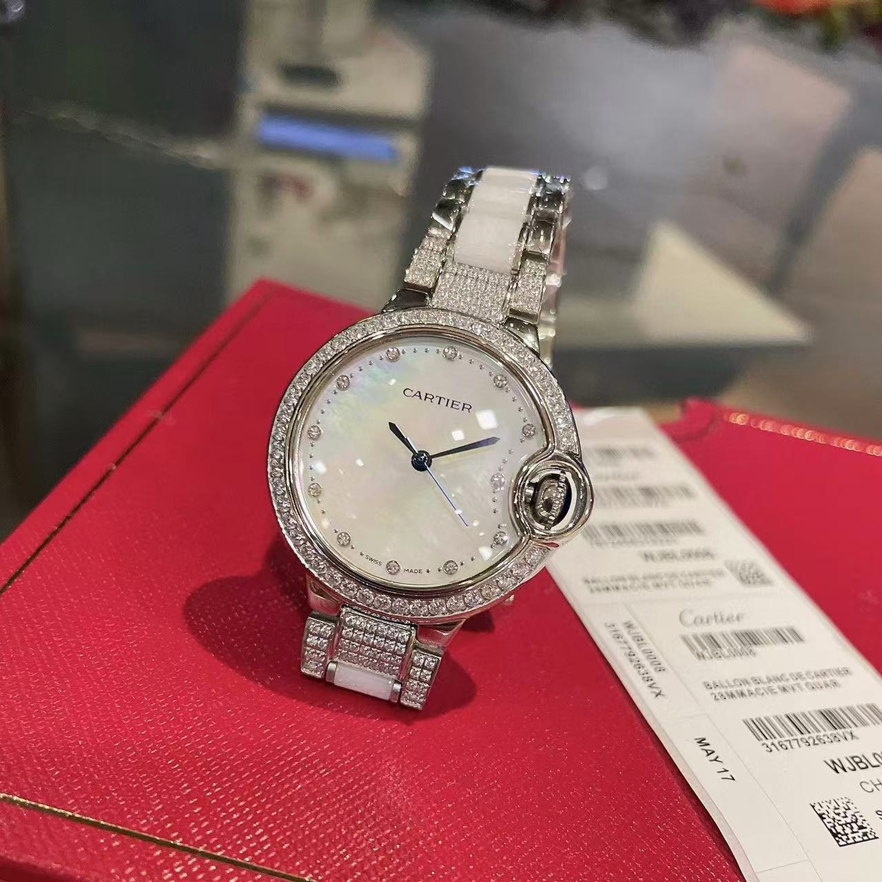 CART1ER セラミックスチールストラップ レディースウォッチ【50％割引+送料無料】