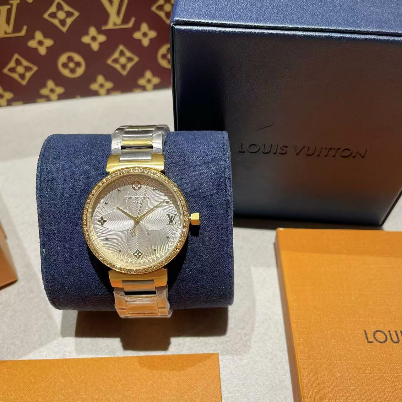 LVスチールストラップレディース腕時計【50％割引+送料無料】