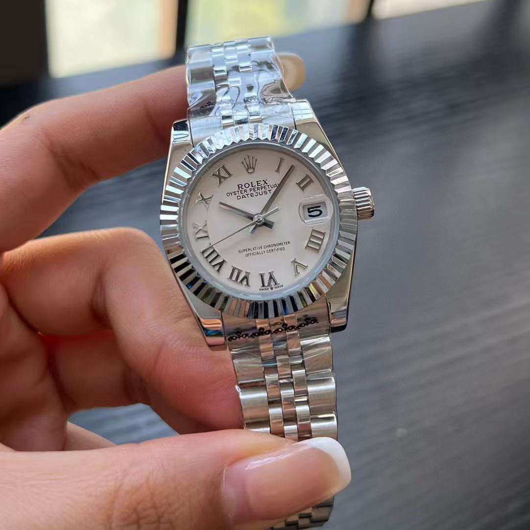 R0LEX スチールストラップ レディース腕時計【50％割引+送料無料】