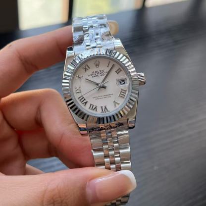 R0LEX スチールストラップ レディース腕時計【50％割引+送料無料】