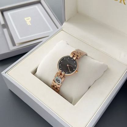 DI0R ファッション スチールバンド レディース ウォッチ【50％割引+送料無料】