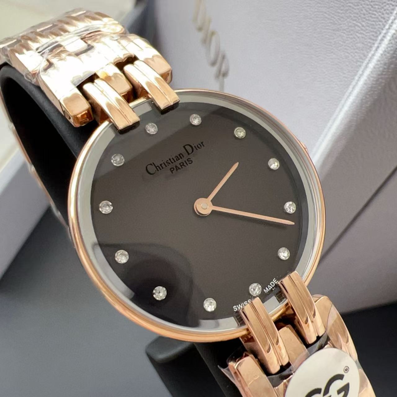 DI0R ファッション スチールバンド レディース ウォッチ【50％割引+送料無料】