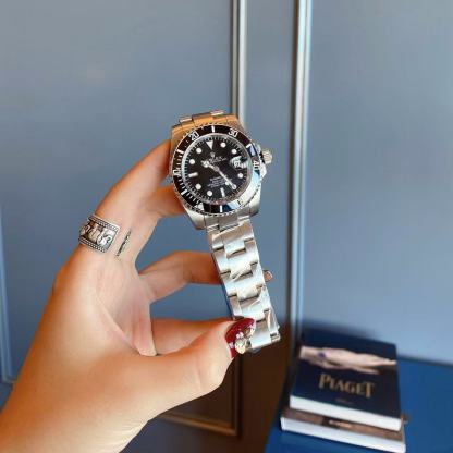 R0LEX 機械式 メンズ・レディース スチール腕時計【50％割引+送料無料】