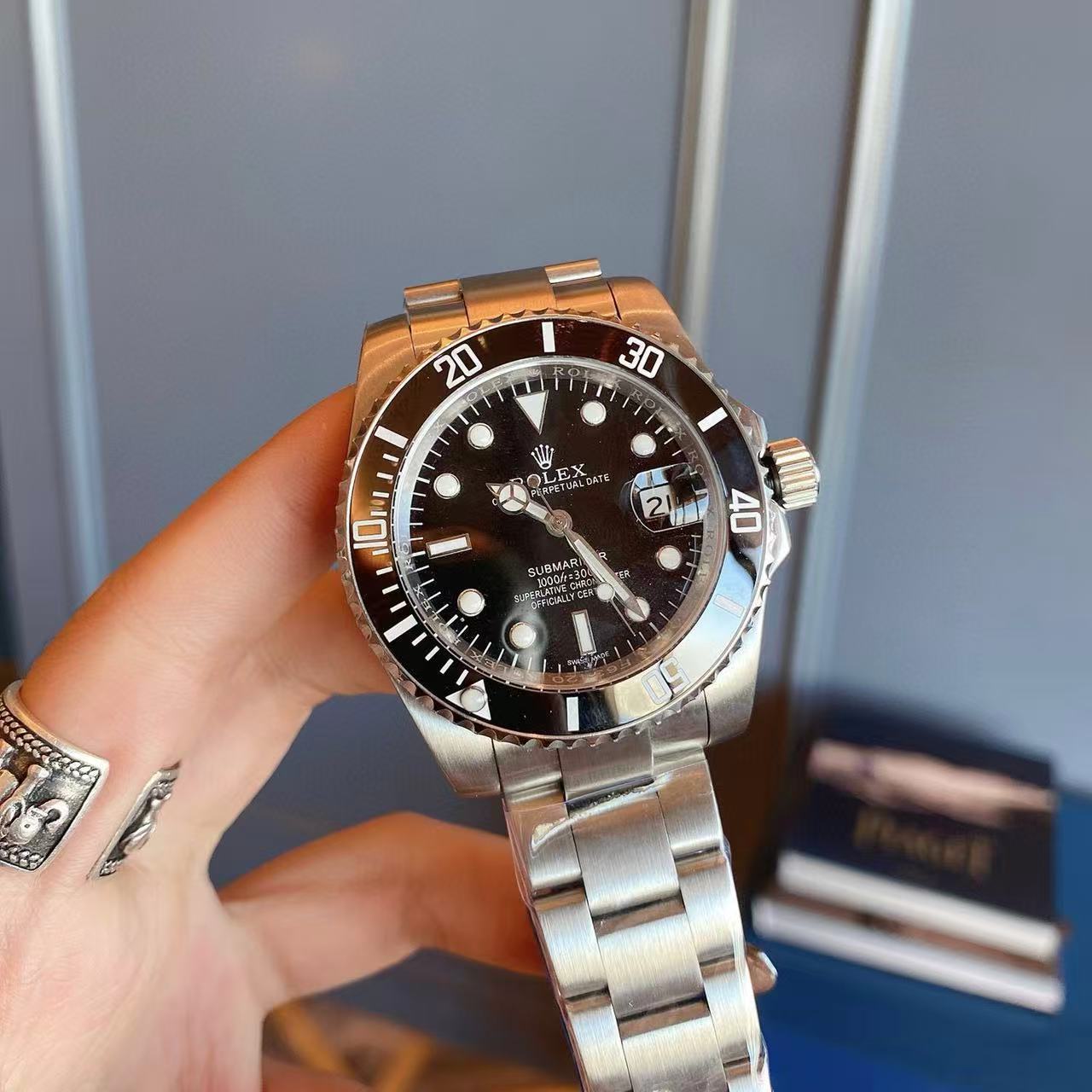 R0LEX 機械式 メンズ・レディース スチール腕時計【50％割引+送料無料】