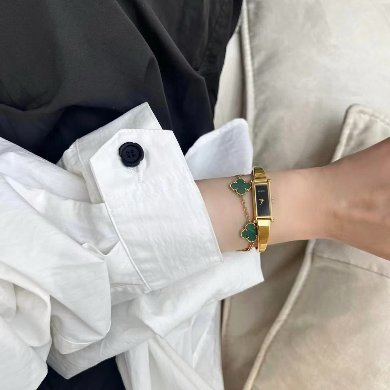 GUCC1 シンプルレディースウォッチ【50％割引+送料無料】