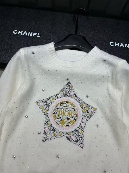 DI0R 五芒星刺繍セーター【50％割引+送料無料】