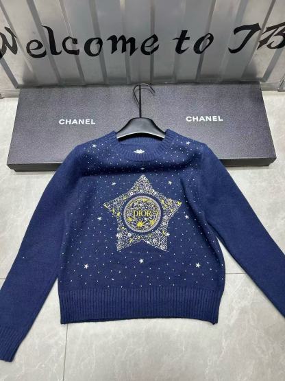 DI0R 五芒星刺繍セーター【50％割引+送料無料】