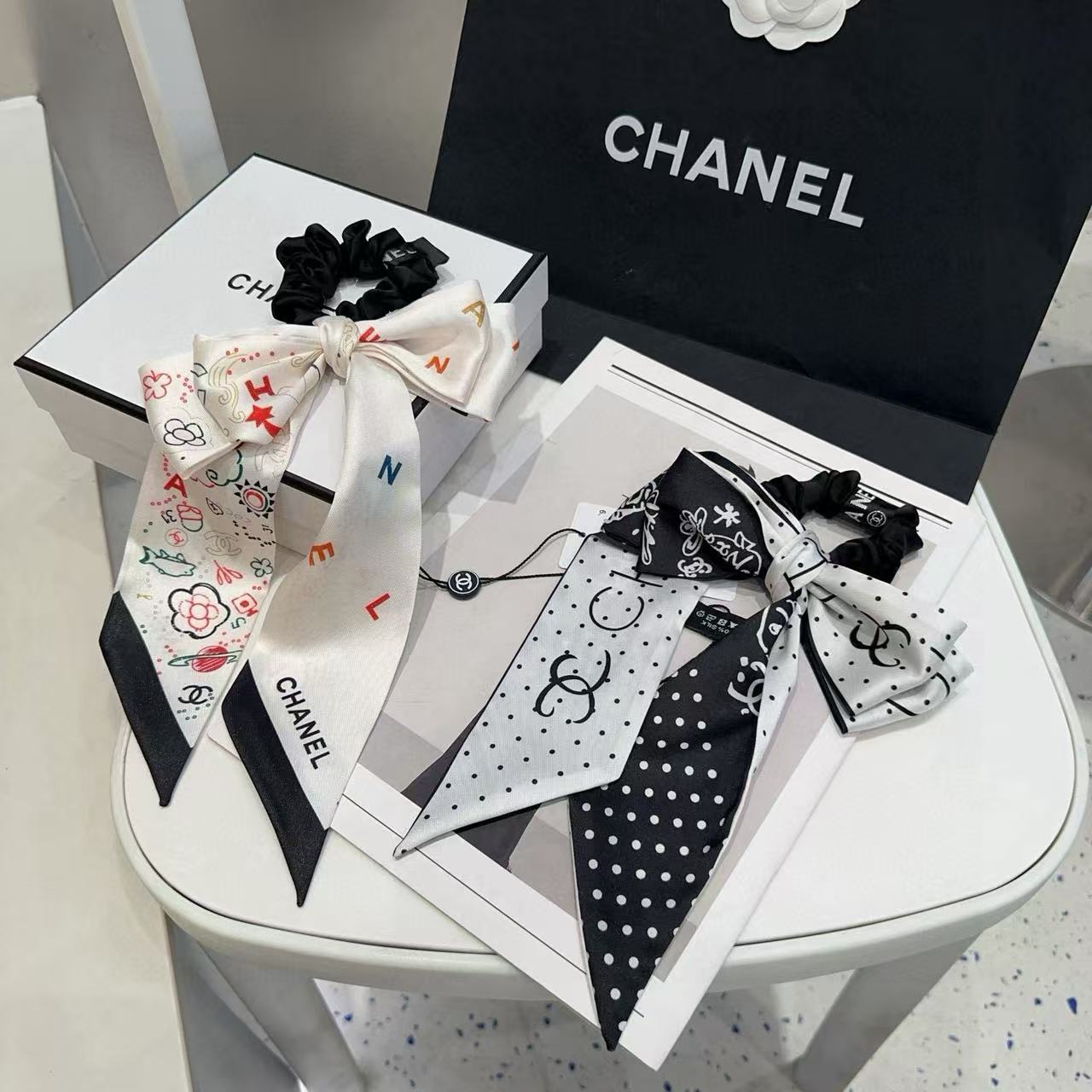CHANE1 リボンヘアリング【50％割引+送料無料】