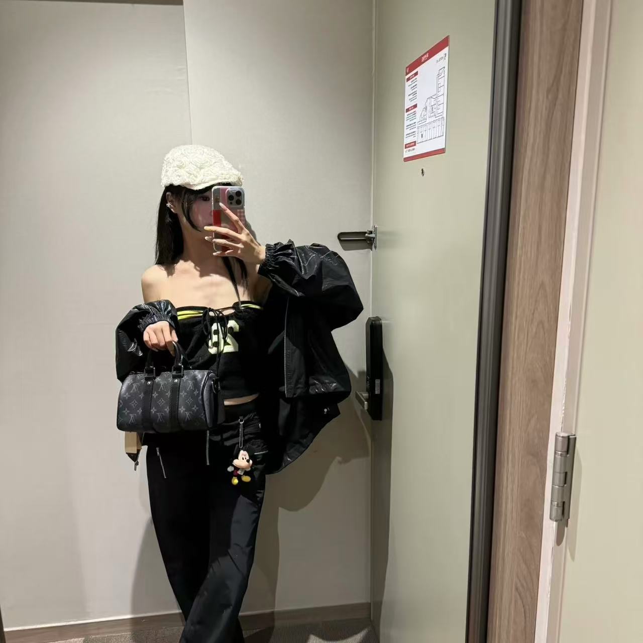 LVミラー＋スカーフ＋バックパックの3点セット【50％割引+送料無料】811