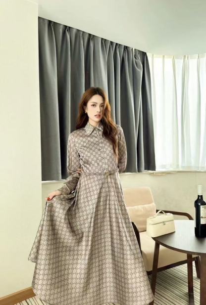 CHANE1 高品質GGジャカードドレス【50％割引+送料無料】