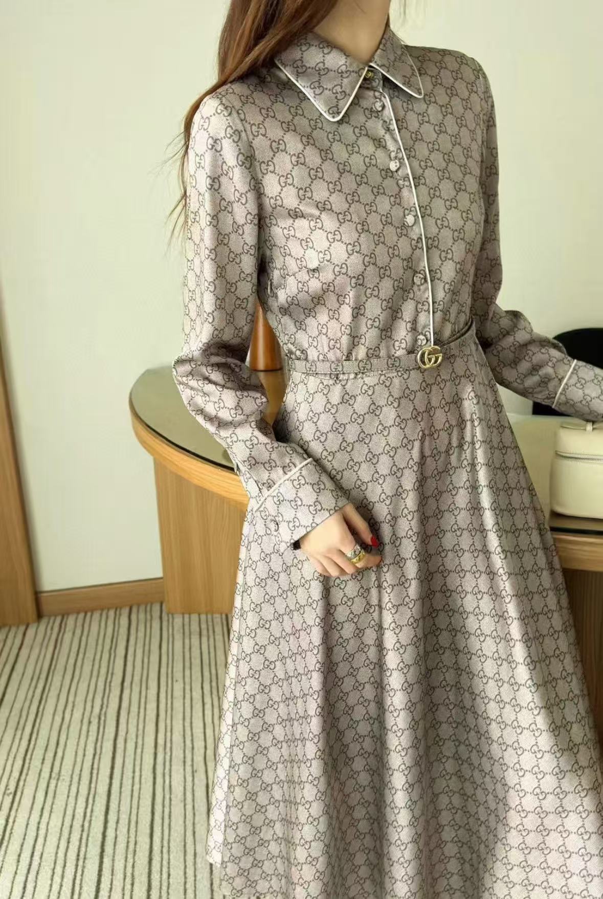 CHANE1 高品質GGジャカードドレス【50％割引+送料無料】