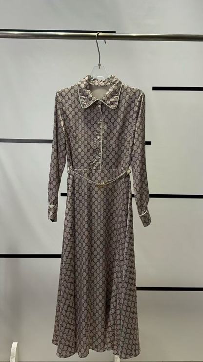 CHANE1 高品質GGジャカードドレス【50％割引+送料無料】