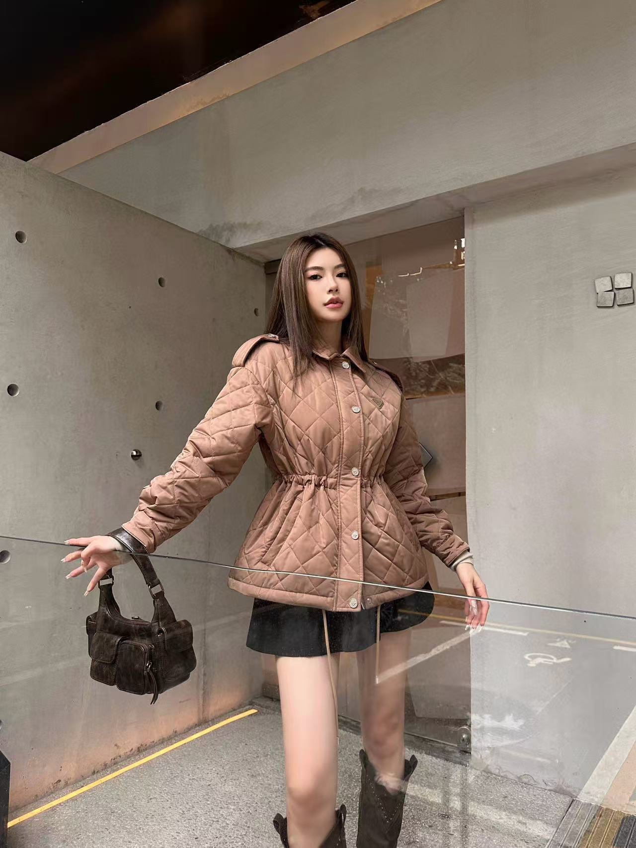 PR4DA チェック柄ドローストリングコットンジャケット【50％割引+送料無料】