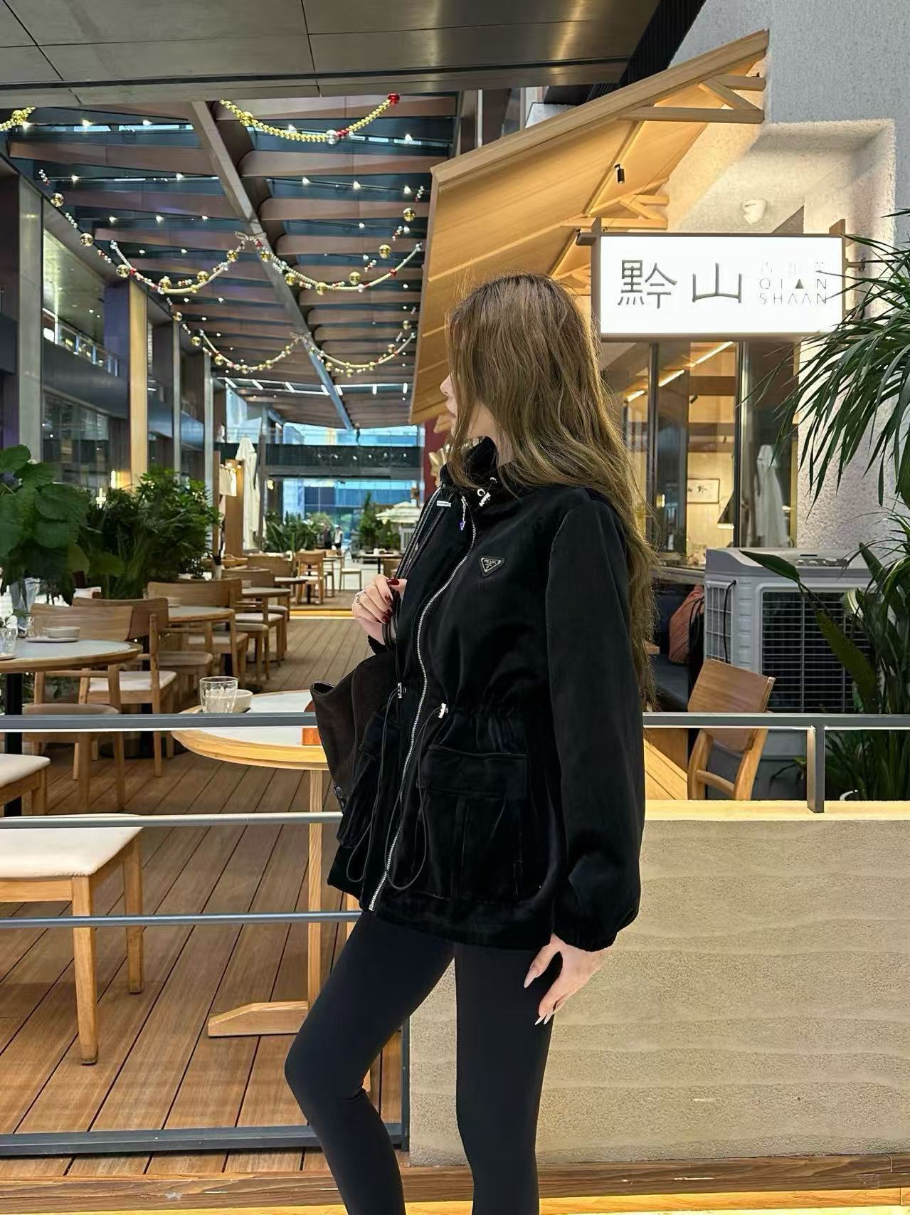 PR4DA 高品質シルクベルベットフード付きジャケット【50％割引+送料無料】