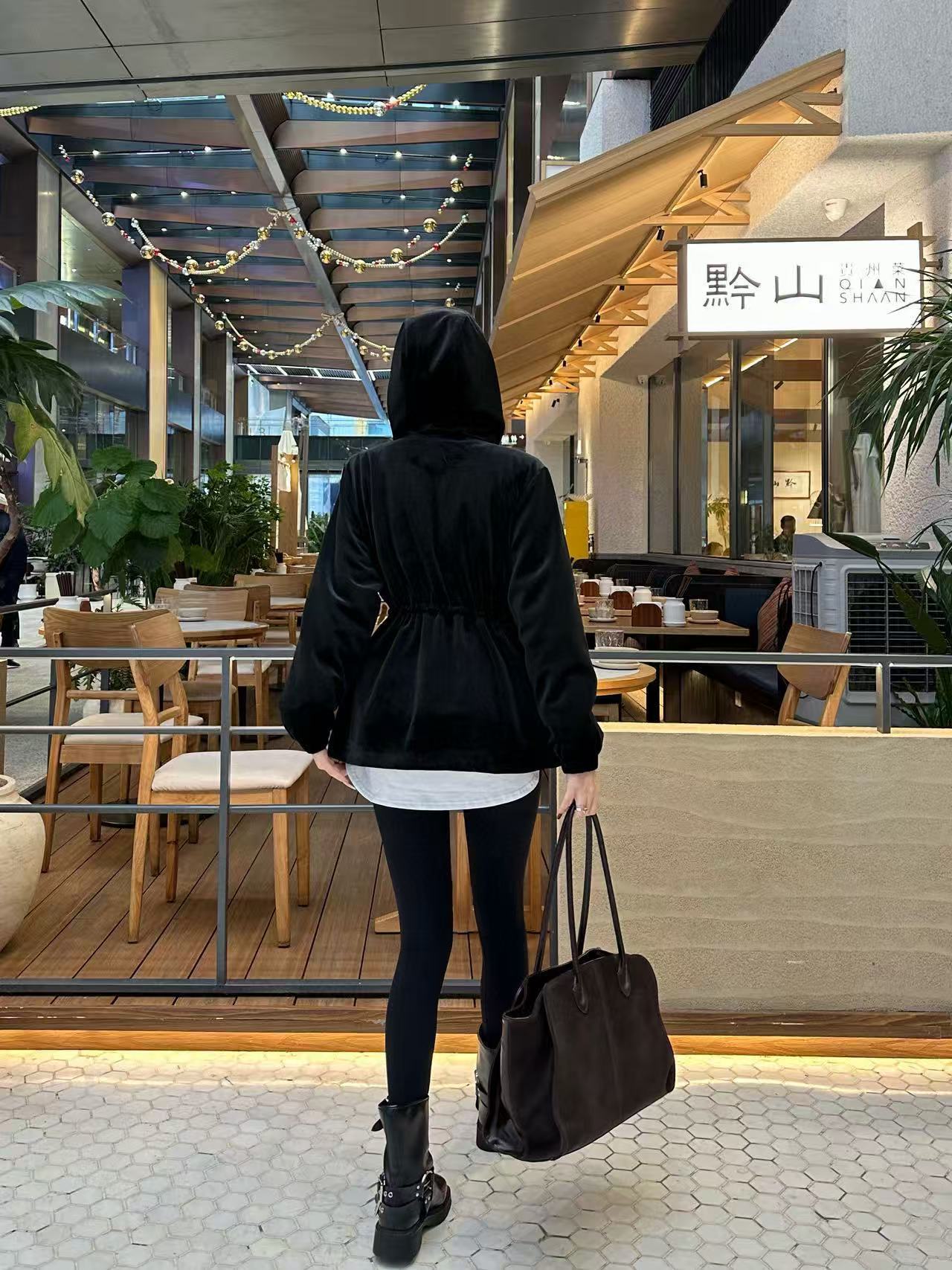 PR4DA 高品質シルクベルベットフード付きジャケット【50％割引+送料無料】