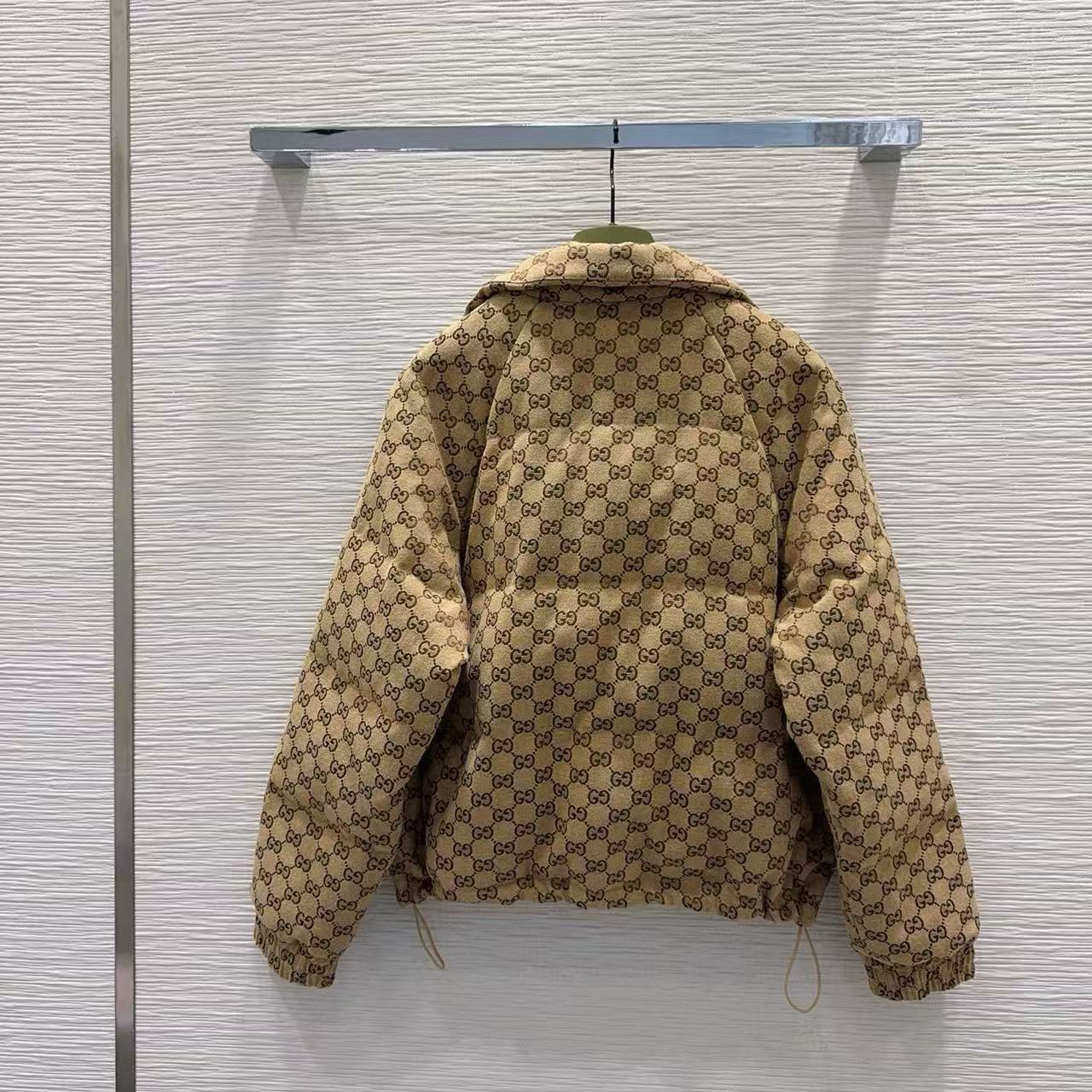 GUCC1 ジャカードダウンコットンジャケット【50％割引+送料無料】