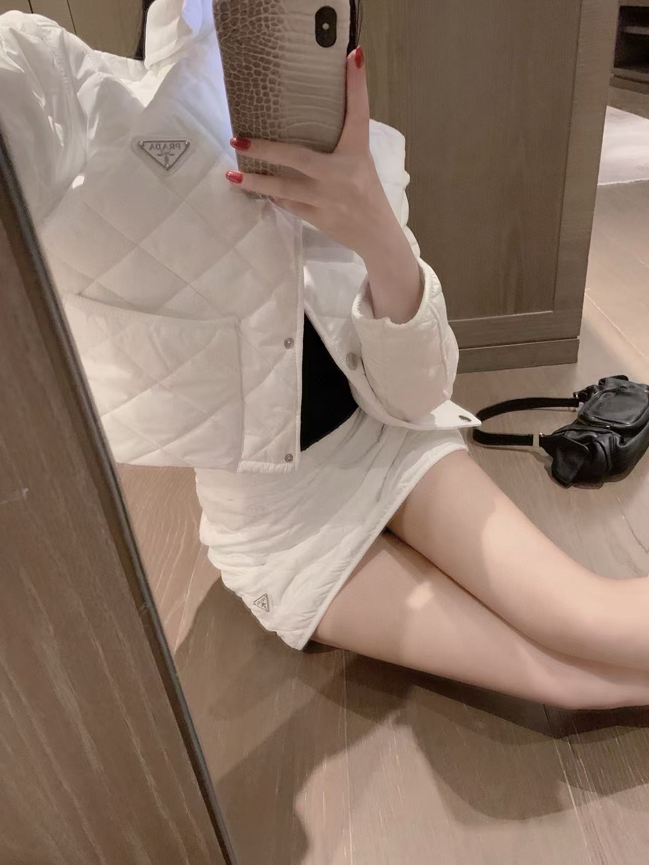 PR4DA チェック柄ジャケット+スカートのツーピーススーツ【50％割引+送料無料】