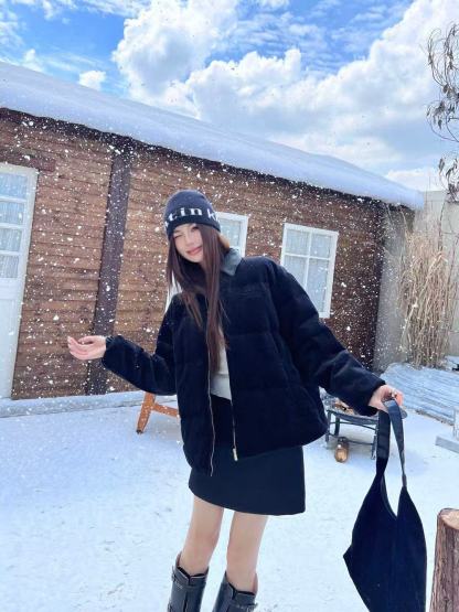 M1UM1U コーデュロイ ダウンジャケット【50％割引+送料無料】