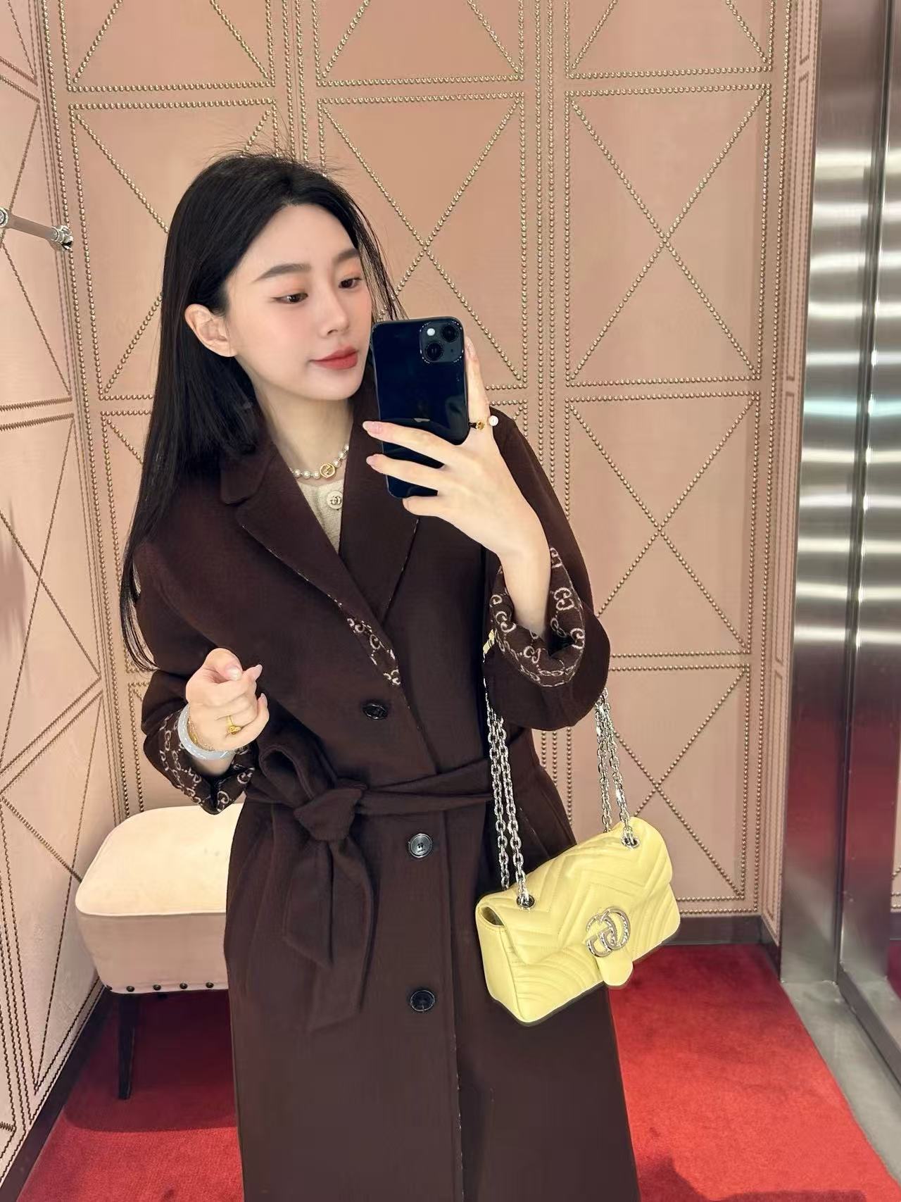 GUCC1秋冬 カシミア ロングコート【50％割引+送料無料】