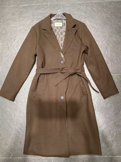 GUCC1 秋冬 リバーシブル カシミア ロングコート【50％割引+送料無料】