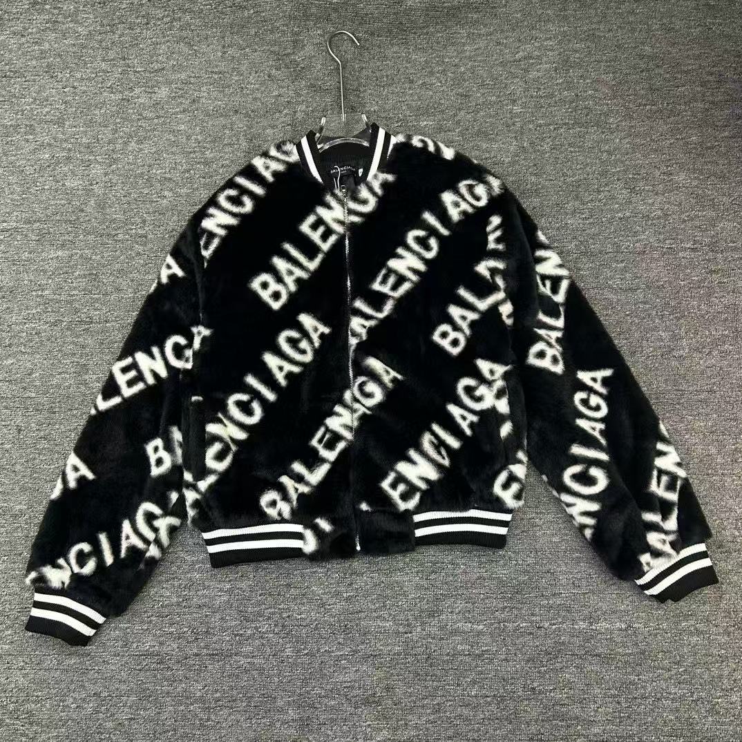 BALENC1AG ラムウール レタード シックコート【50％割引+送料無料】