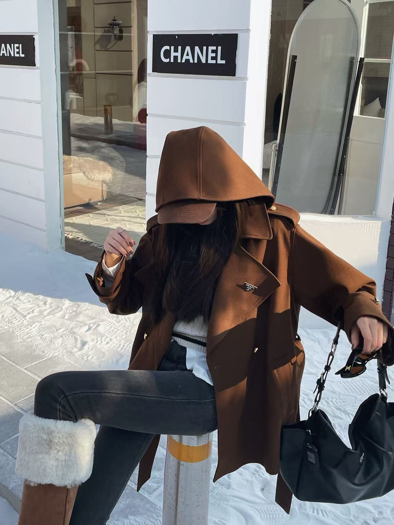 PR4DA フード付きラペルジャケット【50％割引+送料無料】