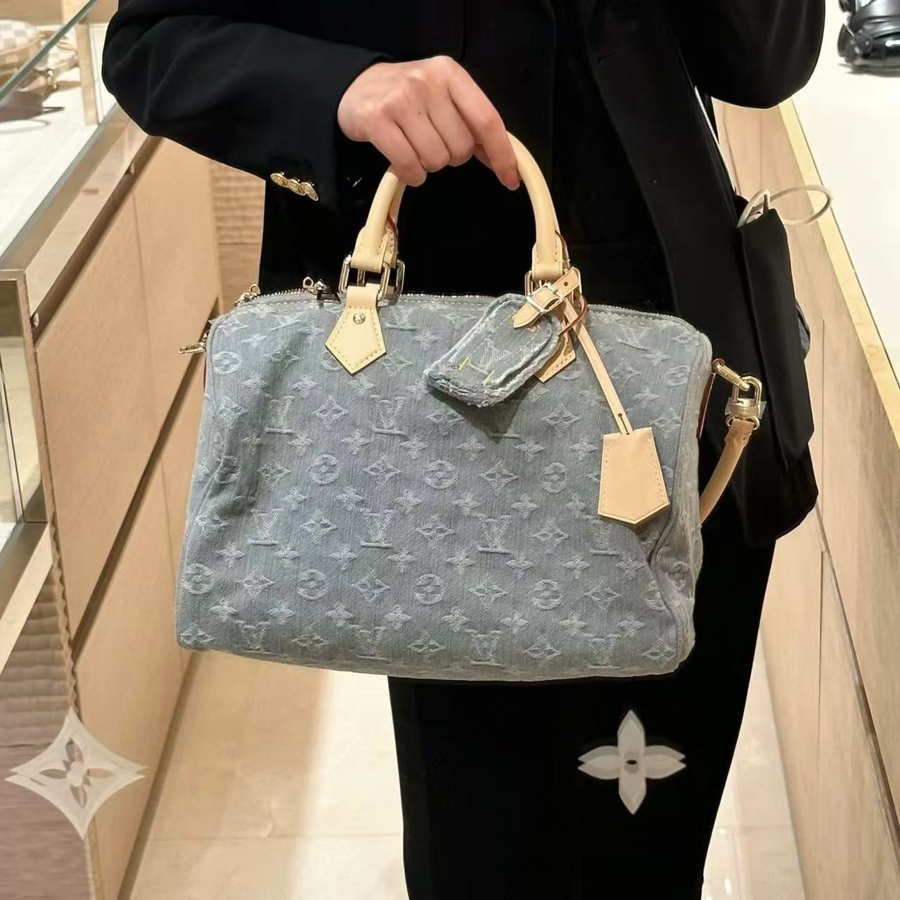 LV keepallプリントハンドバッグ【50％割引+送料無料】
