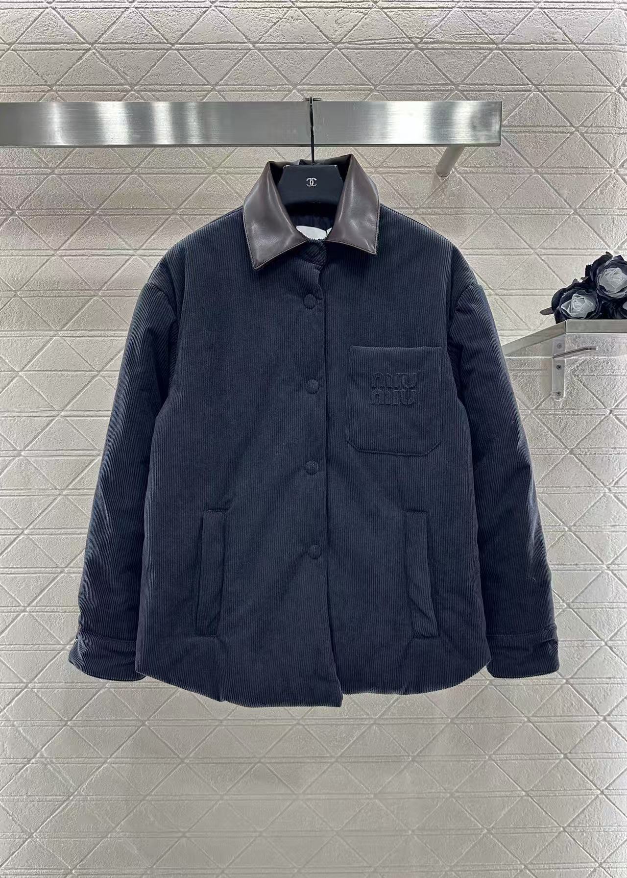 M1UM1U コーデュロイ コットン裏地 襟付きジャケット【50％割引+送料無料】