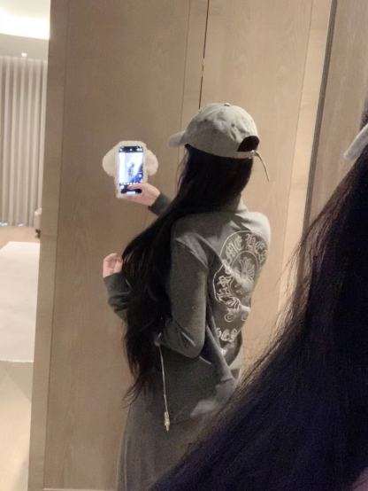 Chr0me Hearts カシミア スタンドカラー ラインストーン セット【50％割引+送料無料】