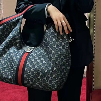 GUCC1 Giglioジャカードハンドバッグ【50％割引+送料無料】