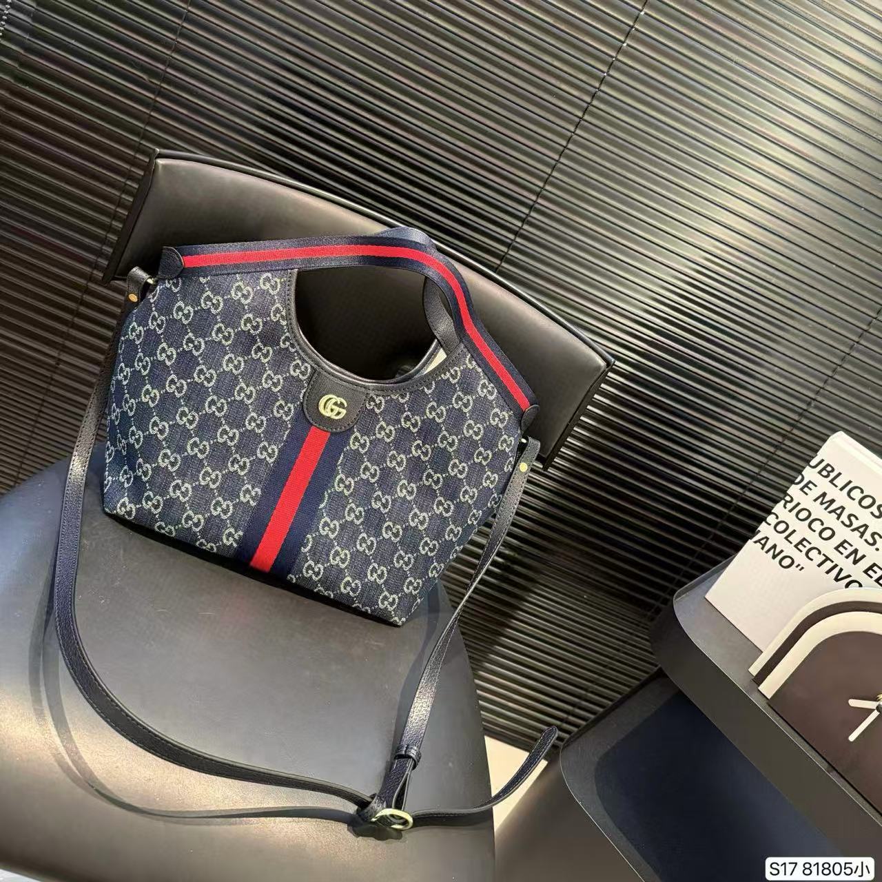 GUCC1 Giglioジャカードハンドバッグ【50％割引+送料無料】