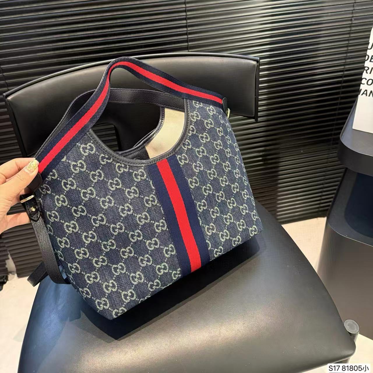 GUCC1 Giglioジャカードハンドバッグ【50％割引+送料無料】