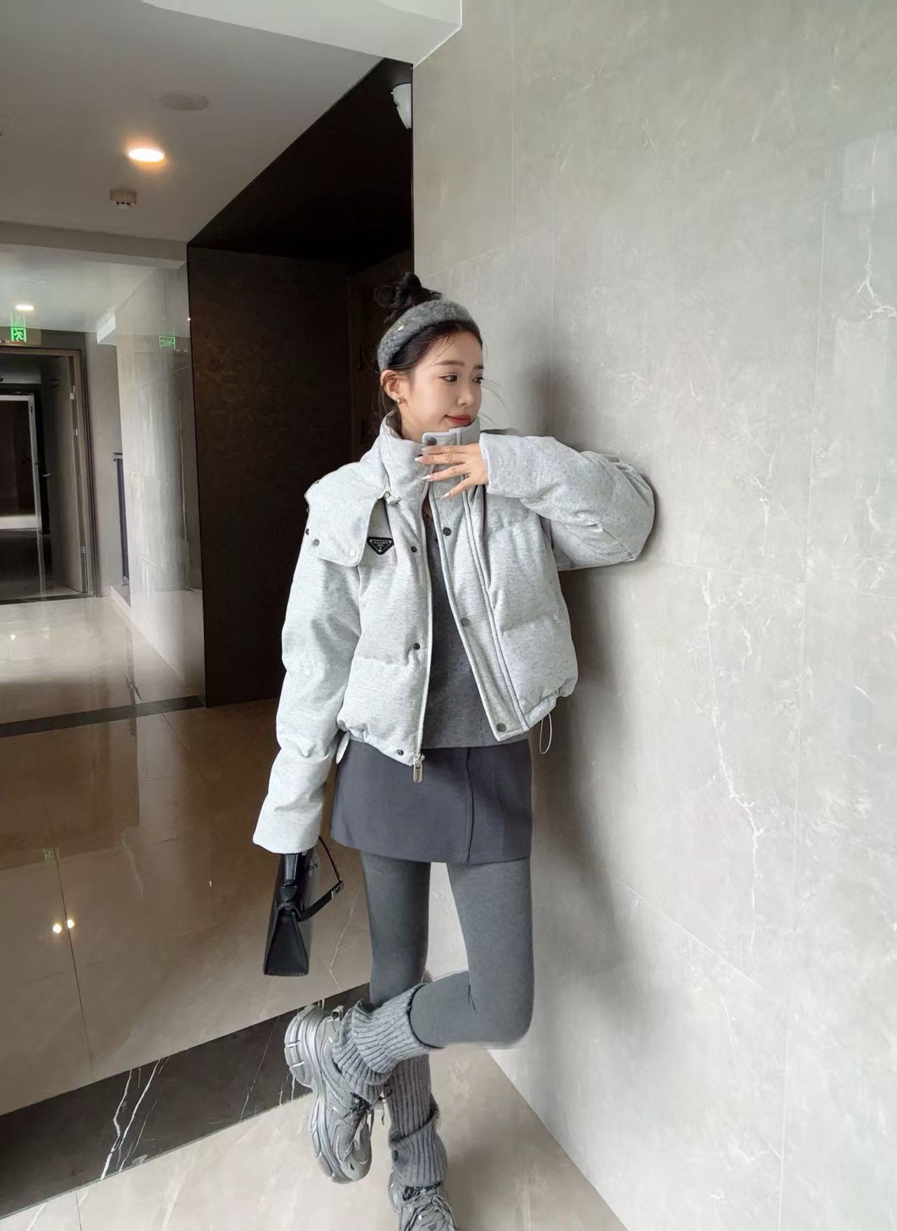 PR4DA フード付きダウンジャケット【50％割引+送料無料】