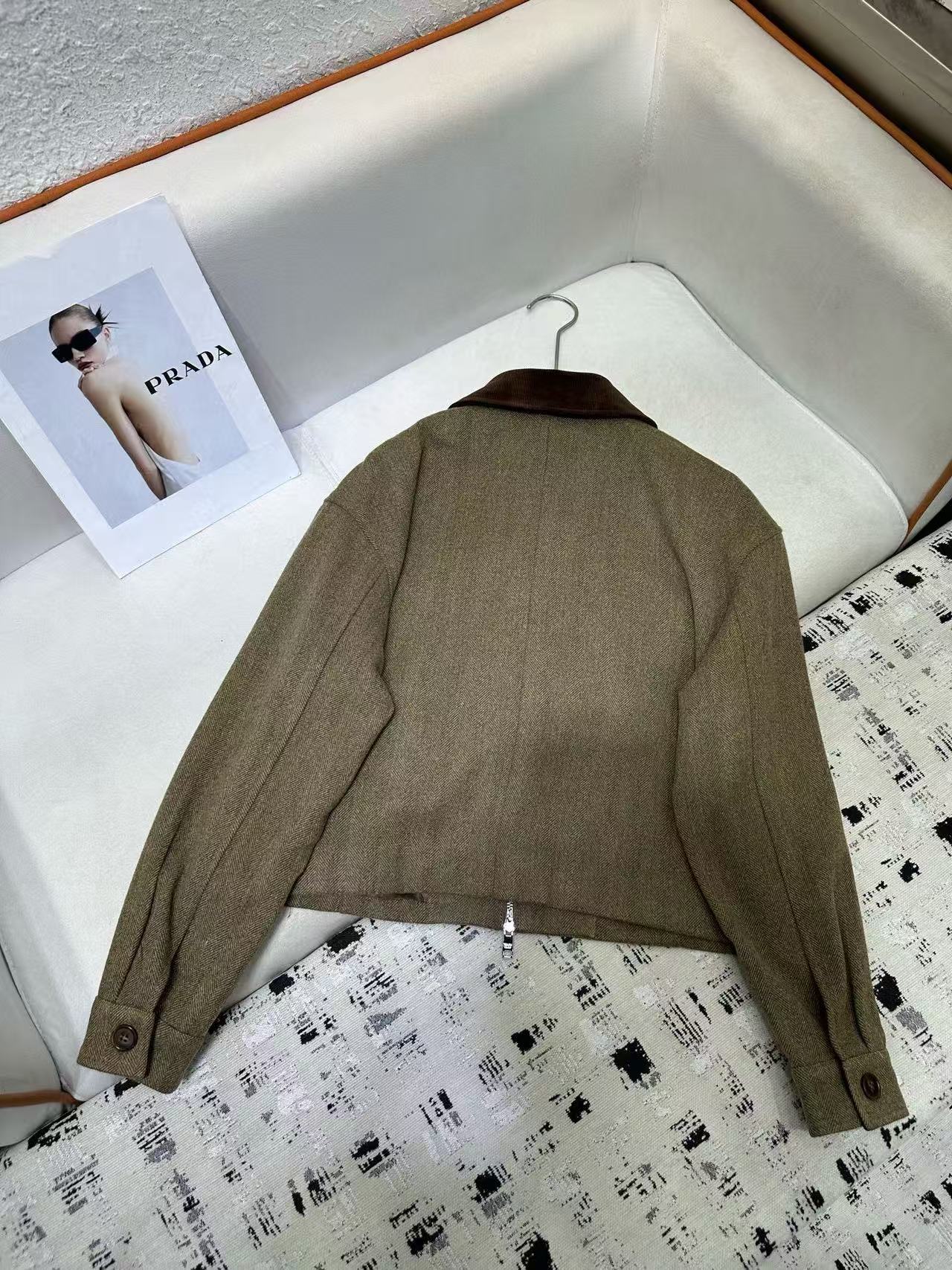 PR4DA 高品質トライアングルロゴショートジャケット【50％割引+送料無料】