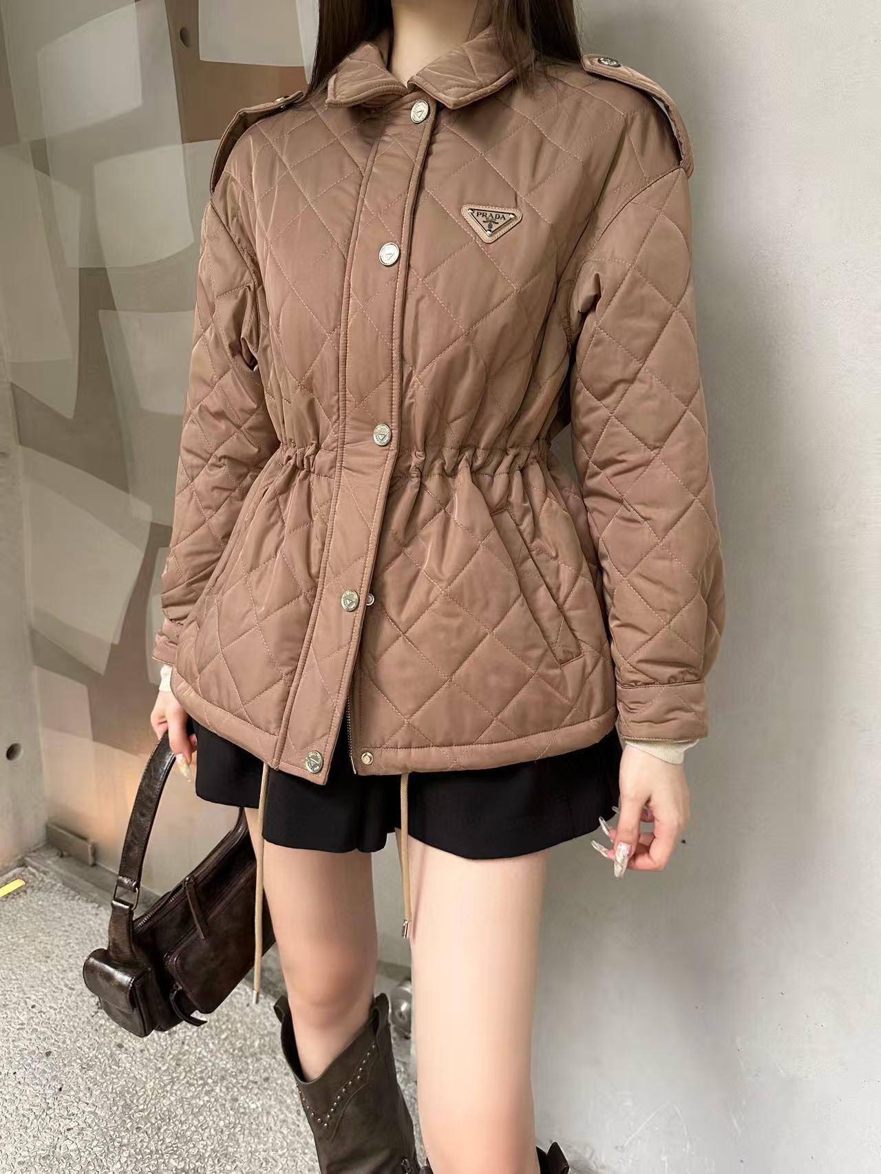 PR4DA トライアングルロゴ ドローストリング フード付き チェックジャケット【50％割引+送料無料】